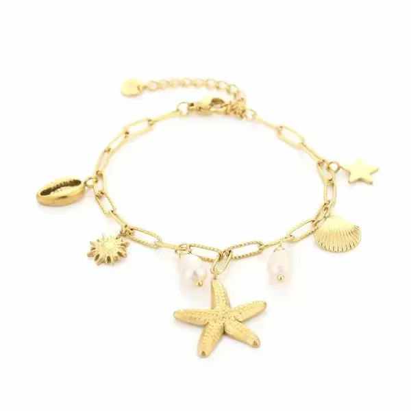 Beach, armband (goud)