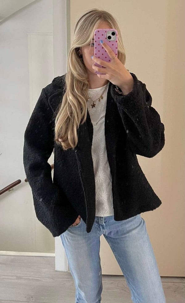 Teddy, jacket (zwart)