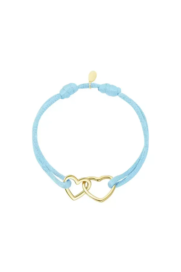 Double Love, armband (blauw)