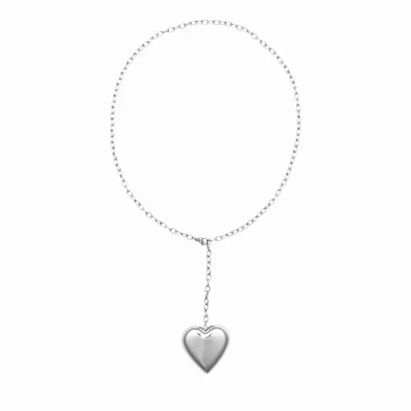 Big heart, ketting (zilver)