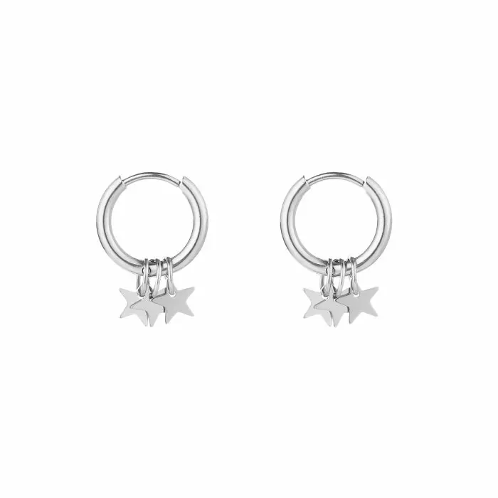 Stargirl, oorbellen (zilver)