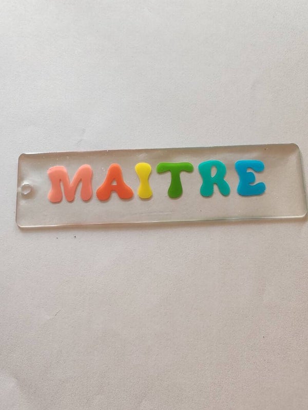 Marque page Maitre