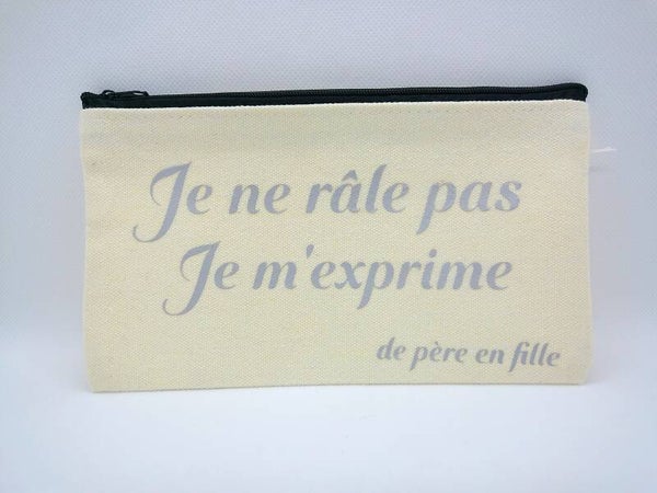 Je ne râle pas