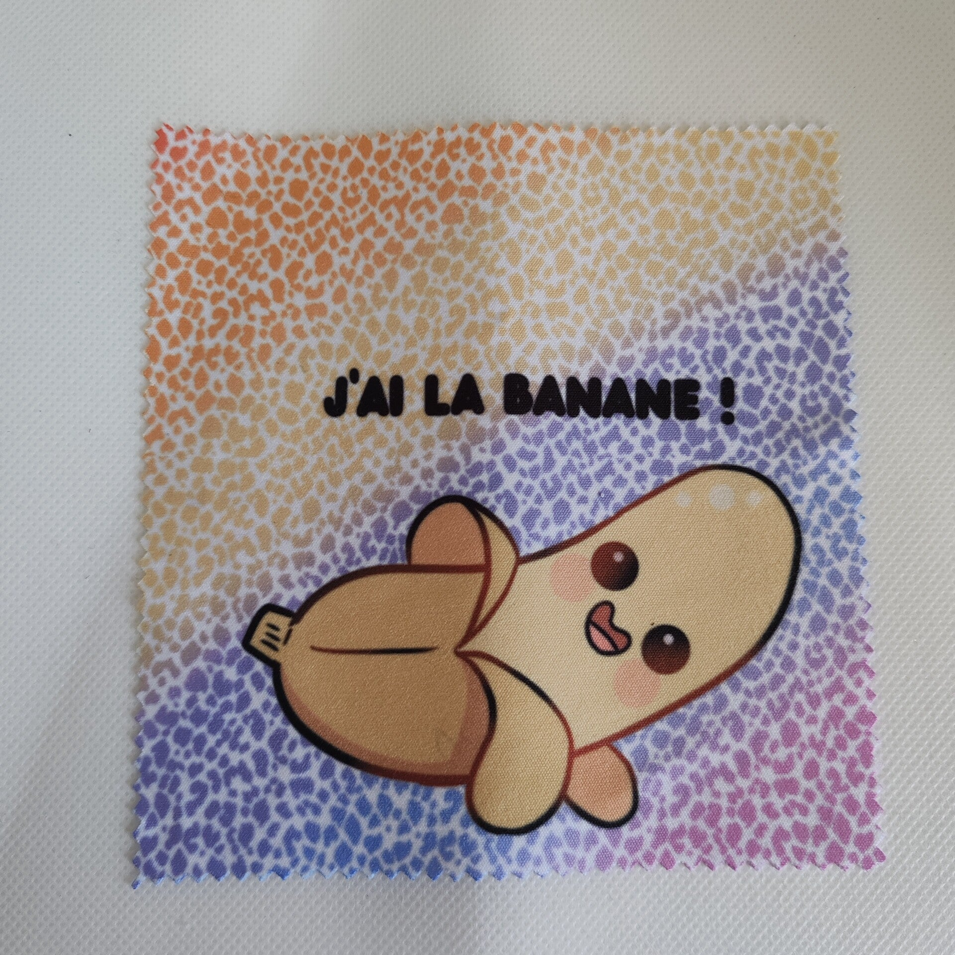 Lingette de lunette '' Banane''
