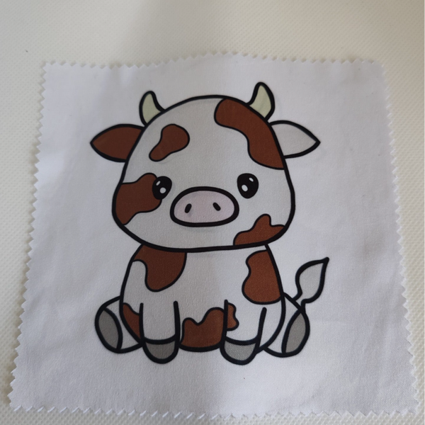 Lingette de lunette ''Vache''
