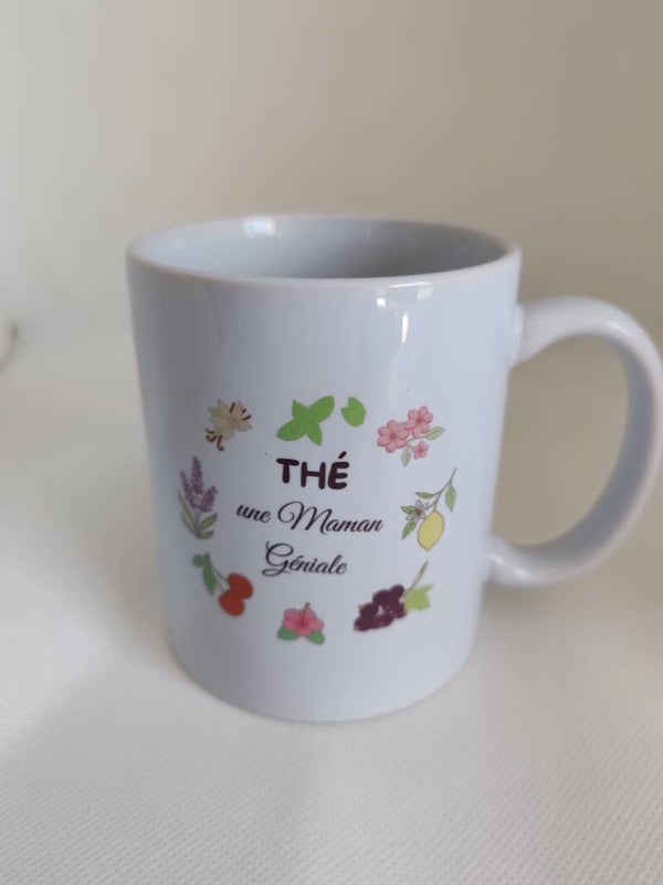 Tasse ''Thé une maman géniale"