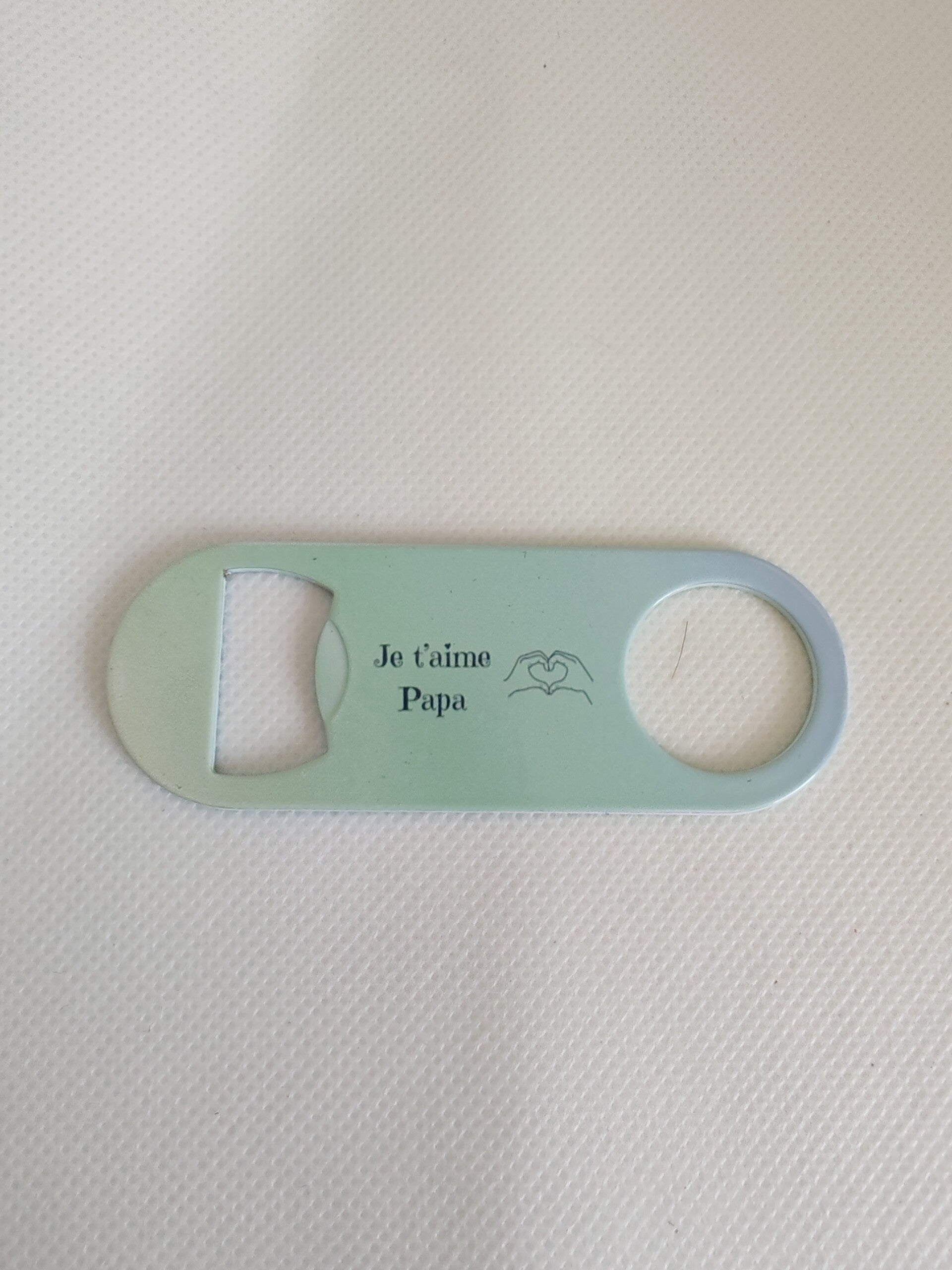 Décapsuleur '' Je t'aime ''