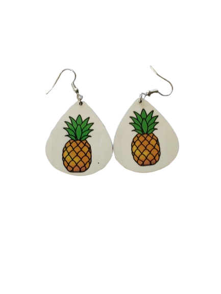 Boucle d'oreille Ananas