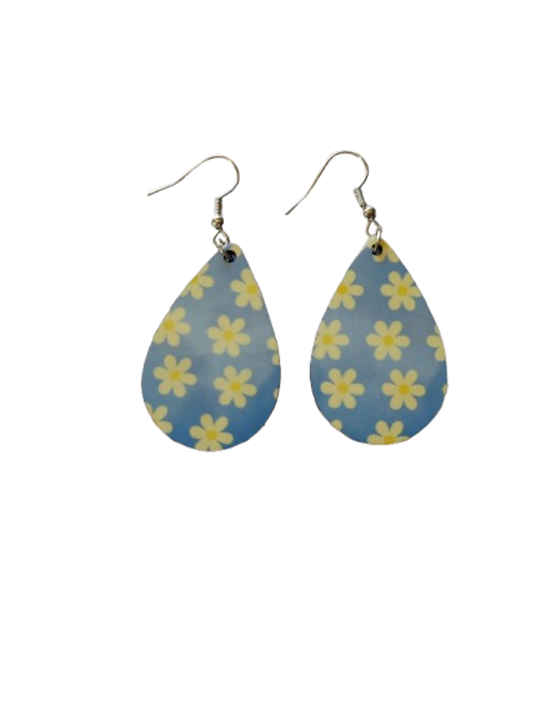 Boucle d'oreille Fleurs