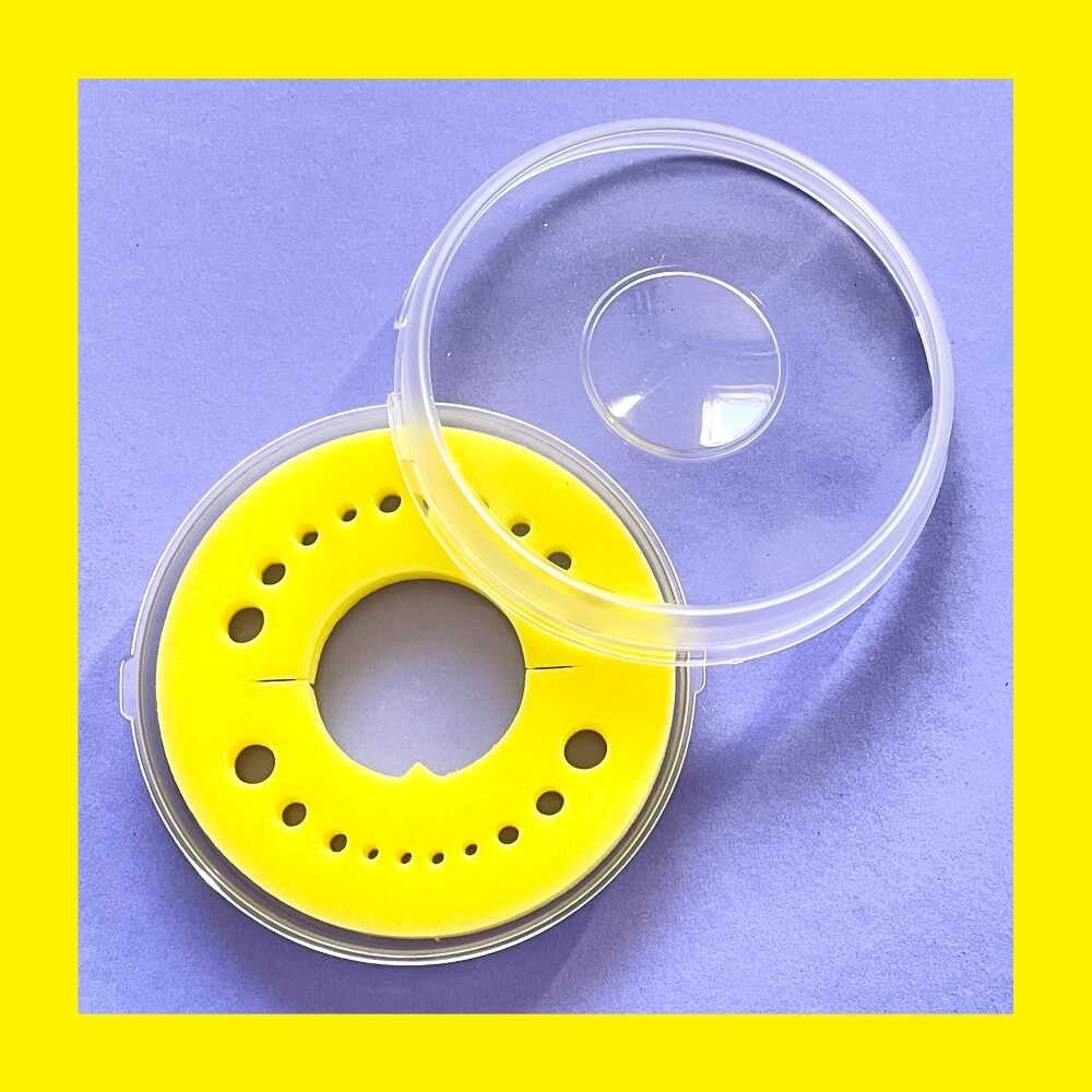 Tandendoosje Geel - Firsty Round Basic - Meisje