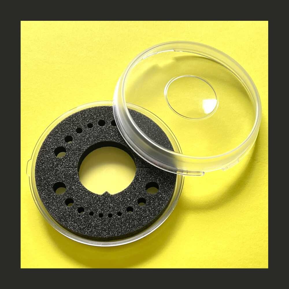 Design Tandendoosje Zwart - Firsty Round Basic - Jongen/Meisje