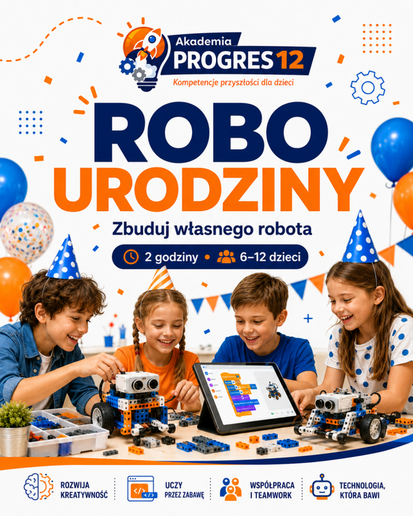 Robo Urodziny – Zbuduj własnego robota