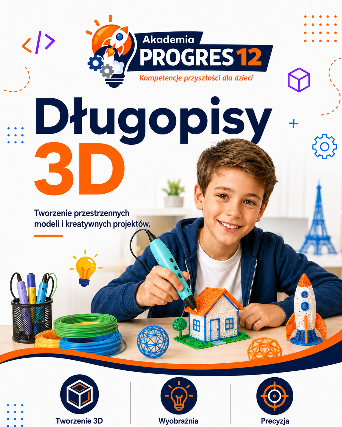 Długopisy 3D
