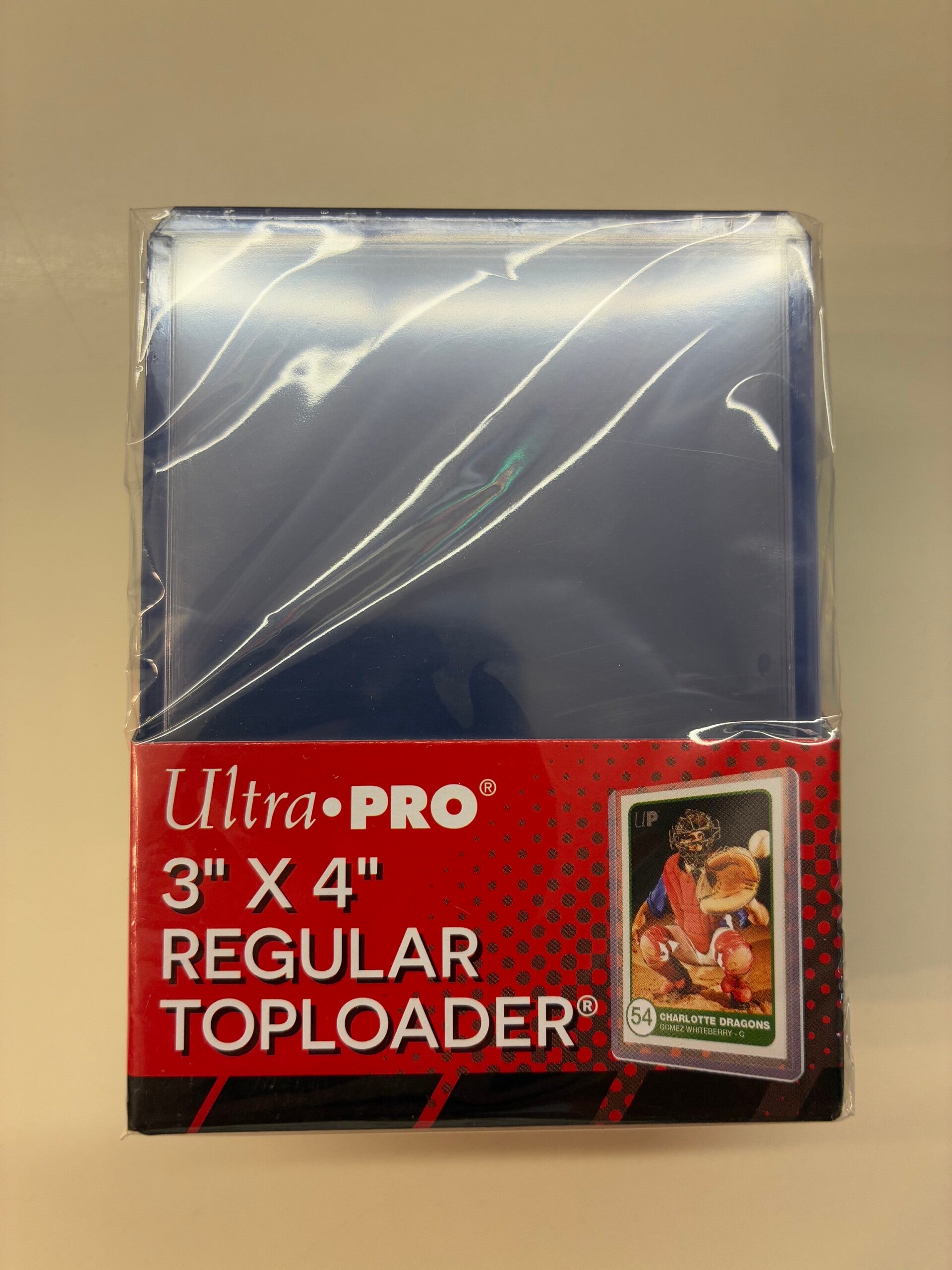 Ultra Pro Regular Toploader 3" x 4