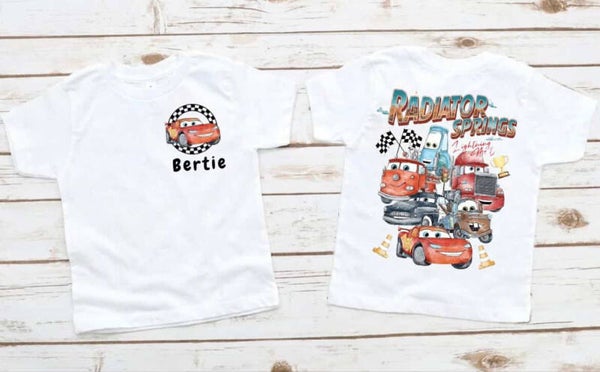 Cars Daddy And Mini Tee