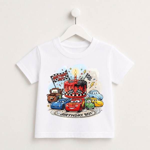 Cars Birthday Boy Tee