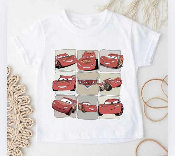 Red Car Collage Tee