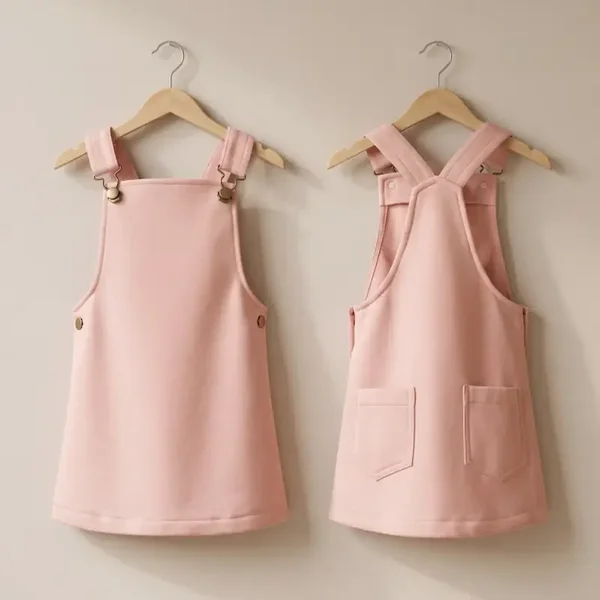Fleece Dungaree Dress