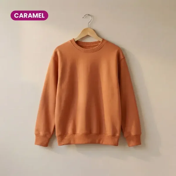 Crew Neck Fleece Sweatshirt