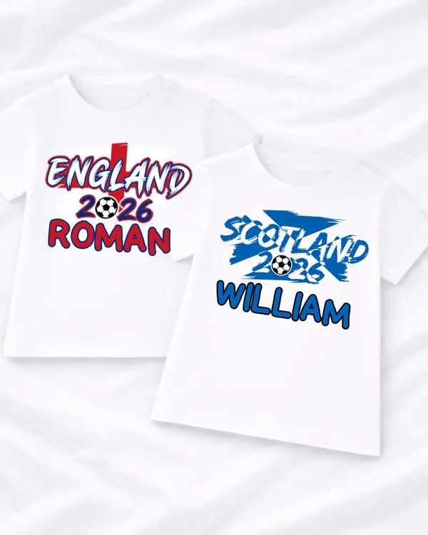 Personalised World Cup Flag Tee