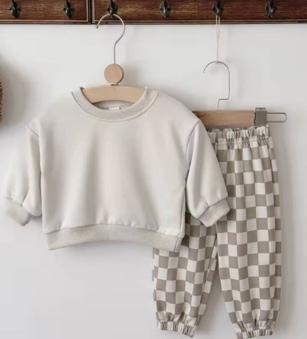 Chequered Trouser Tracksuit