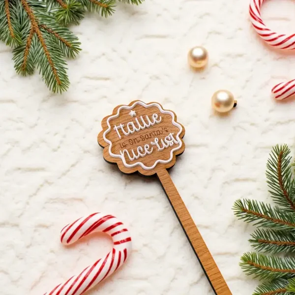 Personalised Nice List Wand