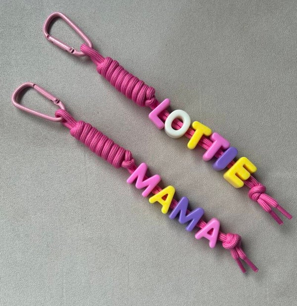 Personalised Rope Bag Charm