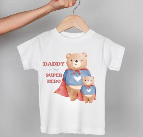 Daddy is my Superhero Tee