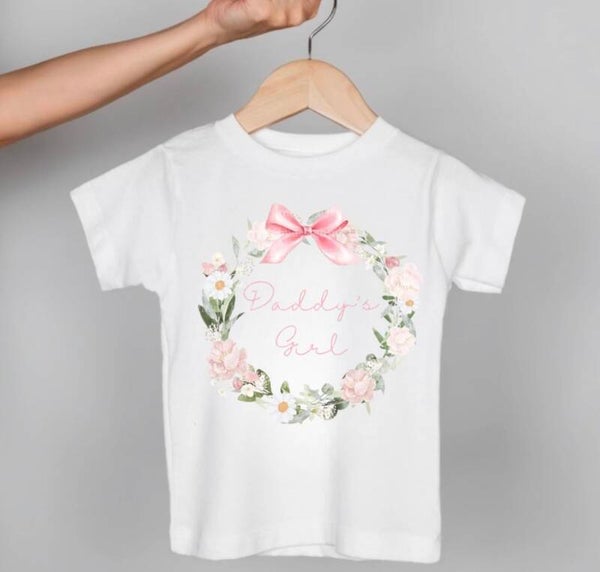 Daddy’s Girl Wreath Tee