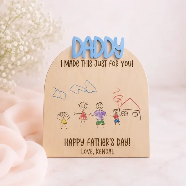 Daddy picture plaque