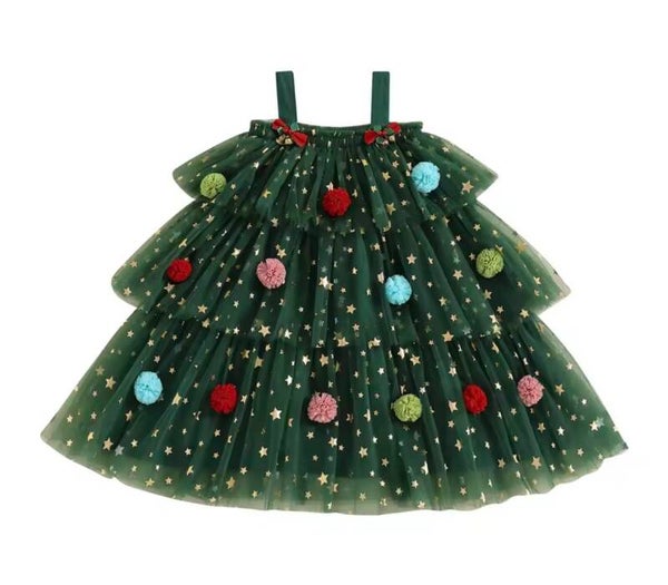 Christmas Tree Tutu Dress