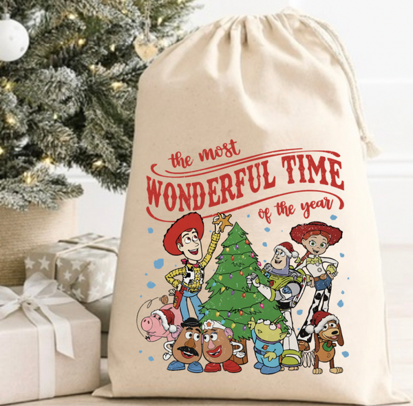 Character Inspired Christmas Sack (multiple designs)