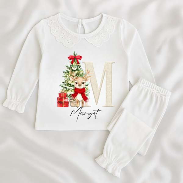 Christmas Reindeer Alphabet PJs