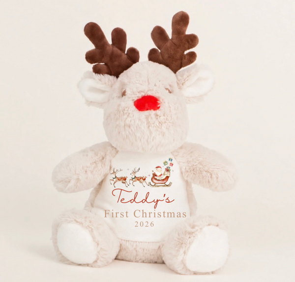 My First Christmas Reindeer (Sleigh Design)