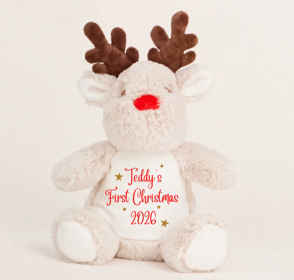 My First Christmas Reindeer (Text Design)
