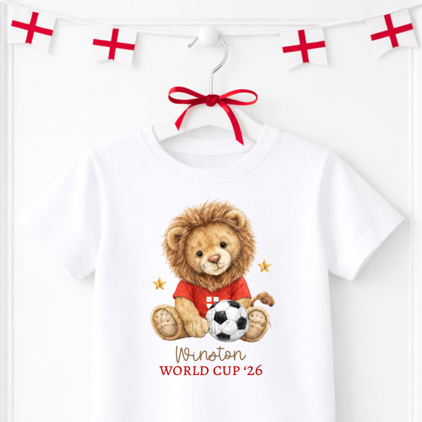 Personalised England Lion Tee