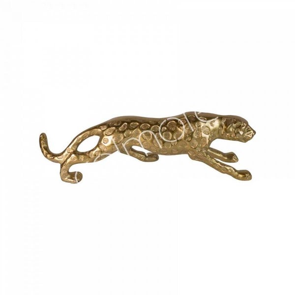 Decoratieve luipaard goud/zilver- Diga Colmore