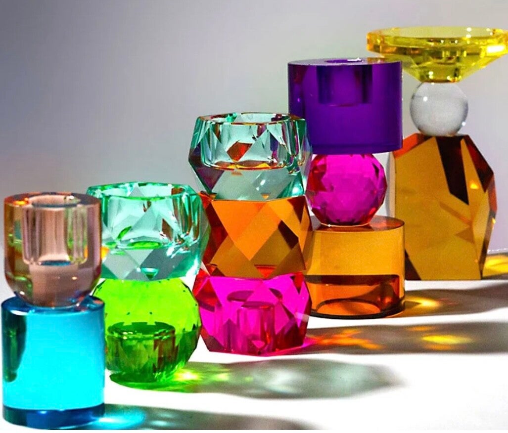 Votief Kristalglas diverse kleuren- Diga Colmore