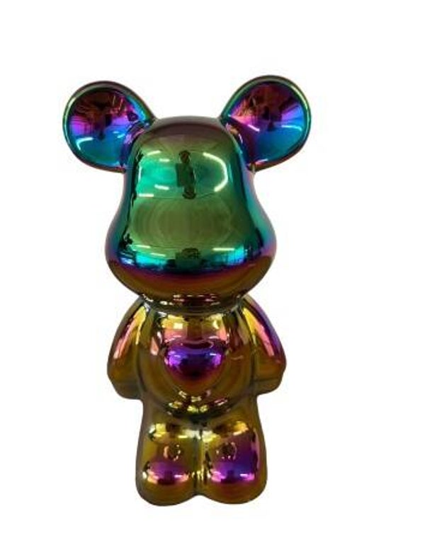 Keramiek beer- Kleurvol
