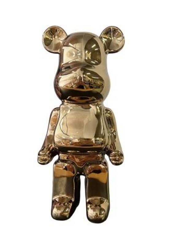 Keramiek beer- Goud
