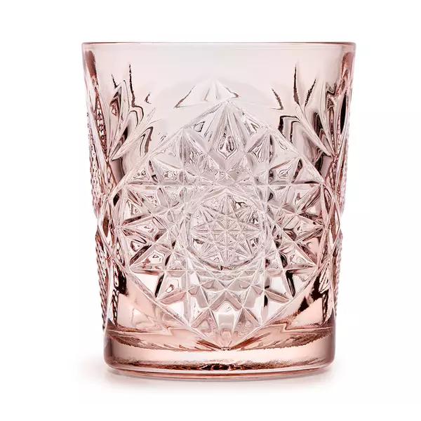 Hobstar glazen - Roze