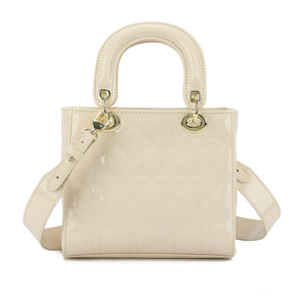 Giuliano kunstlederen handtas - Beige