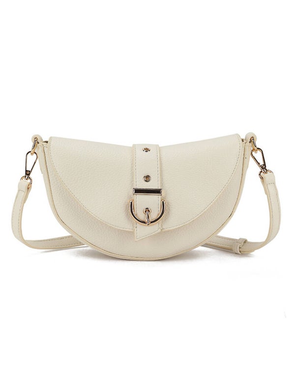 Giuliano kunstlederen schoudertas - Beige