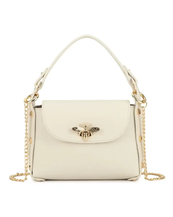 Giuliano schoudertas bee - Beige
