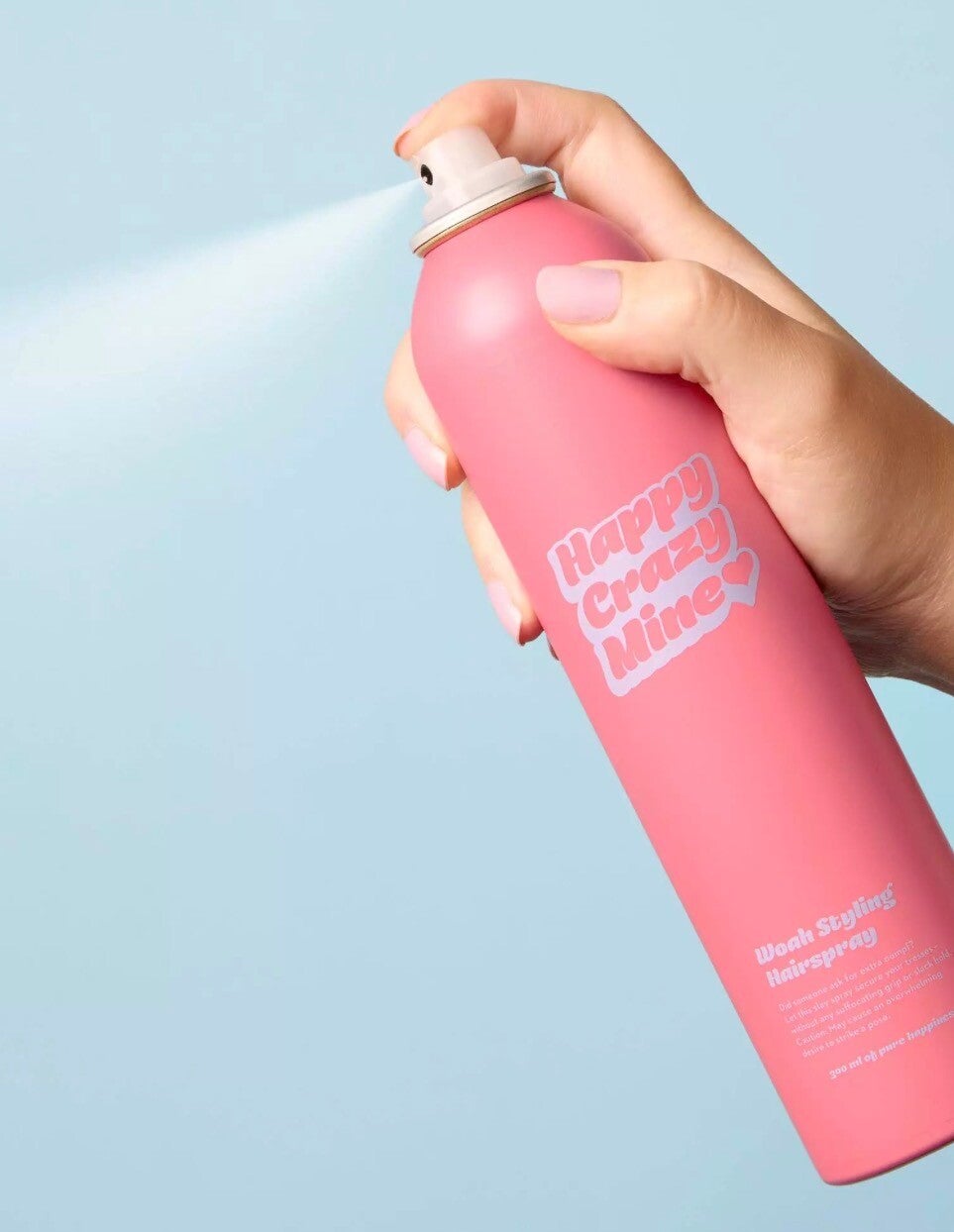 Happy Crazy Mine Woah Styling Hairspray Medium Hold 300 ml