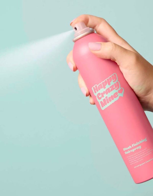 Happy Crazy Mine Woah Finishing Hairspray Strong Hold 300 ml