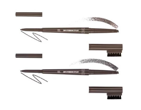 Wibo 3 in 1 Eyebrow Stylist, kulmakynä