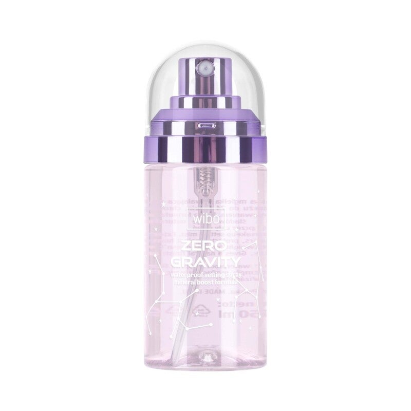 Wibo Zero Gravity Setting Spray 60ml, vedenkestävä meikinkiinnityssuihke