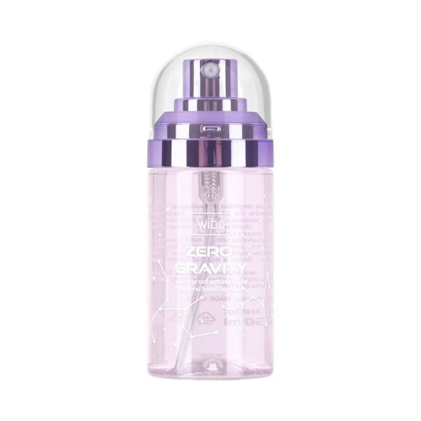 Wibo Zero Gravity Setting Spray 60ml, vedenkestävä meikinkiinnityssuihke