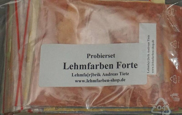 Probierset Lehmfarbserie Forte